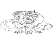 Printable ultimate spiderman lizard coloring pages