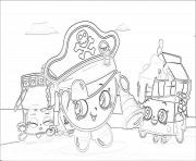Printable shopkins chocolate bar milk coloring pages