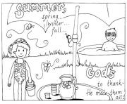 Printable a girl ready for summer b020 coloring pages