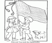 Printable kids american flag 8bd2 coloring pages