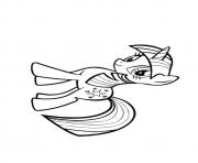 Printable A Twilight Sparkle my little pony coloring pages