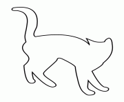 Printable cat stencil 71 coloring pages