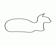 Printable cat stencil 28 coloring pages