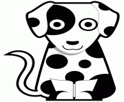Printable dalmatian puppy coloring pages
