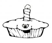 smiley cupcake