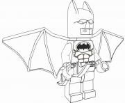 Printable lego batman fly coloring pages