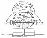 Printable lego poisin ivy coloring pages
