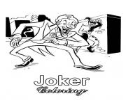 Printable joker batman harley quinn coloring pages