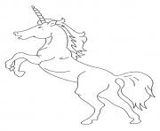Printable American Unicorn unicorn coloring pages