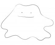 Printable 132 ditto pokemon coloring pages