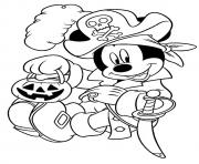 Printable pirate nife disney halloween coloring pages