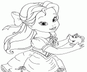 Printable cute disney princess coloring pages