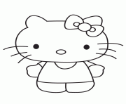 Printable hello kitty for girls  coloring pages