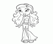 Printable pretty bratz s for girls fashion2761 coloring pages