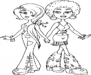 Printable for girls fashion sisters2238 coloring pages