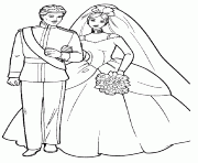 Printable girls s barbie and ken wedding6b56 coloring pages