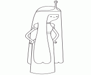 Printable princess bubblegum for girls coloring pages