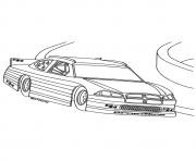 Printable Nascar race car coloring pages