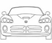 Printable sports car new dodge viper coloring pages