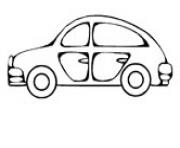 Printable volkswagon old car coloring pages