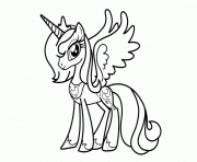 Printable princess luna my little pony coloring pages