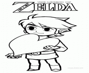 Printable logo zelda coloring pages
