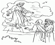 Printable the ascension catholic coloring pages