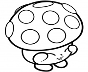 Printable Mushroom Miss Mushy Moo shopkins season 1s coloring pages