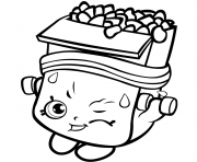 Printable shopkins season 1 of Strong  coloring pages