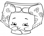 Printable Nappy Dee to Print and Color shopkins season 2 coloring pages