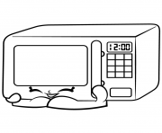 Printable Zappy Microwave Homewares shopkins season 2 coloring pages