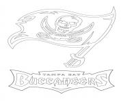 Printable tampa bay buccaneers logo football sport coloring pages