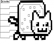 Printable nyan cat by vero bieber coloring pages