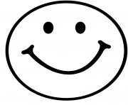Printable smile emoji emoticon coloring pages