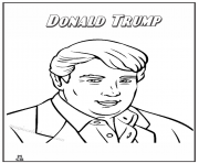 Printable donald trump america 2017 coloring pages
