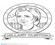 Printable donald trump hillary clinton coloring pages