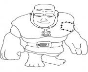 Printable giant clash of clans coloring pages