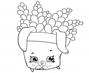 Printable Cute Fern to Color shopkins season 5 coloring pages
