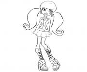 Printable monster high draculaura coloring pages
