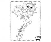 Printable monster high robecca steam coloring pages