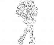 Printable monster high lagoona blue coloring pages