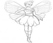 Printable girls s barbie fairyf207 coloring pages