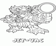 Printable skylanders giants air series1 jet vac coloring pages