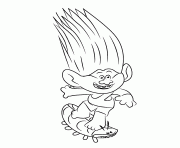 Printable Troll Aspen Heitz coloring pages