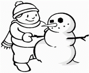 Printable snowman in winter s printables 87ac coloring pages