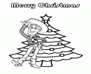 Printable toy story christmas coloring pages
