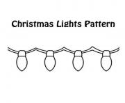 Christmas Lights Pattern 