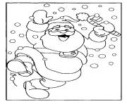 Printable christmas santa claus very happy29 coloring pages