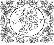 Printable Christmas adults 2 coloring pages