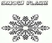 Printable Christmas Snowflake 3 coloring pages